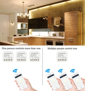 

2020 Home Smart Circuit Breaker Wifi Diy Switch Independent Wirelessly Control AC90-260V50/60Hz AC Inpu For EU/UK Switch Box