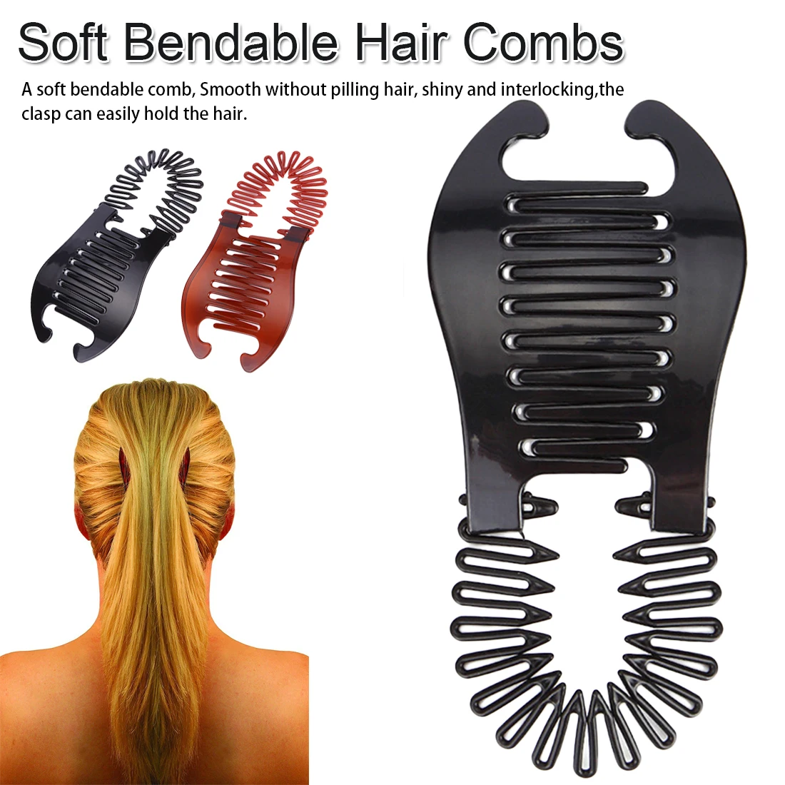 Женские резинки для волос, тип скорпиона, инструмент для удержания волос, резинка для хвоста, резинки, аксессуары для волос, сделай сам, зажим