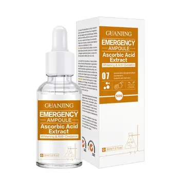 

1Bottle 30ML Ascorbic Acid Extract Essence Face Restoration Solution Skin Whitening Moisturizing Nourishment Anti-aging Beauty