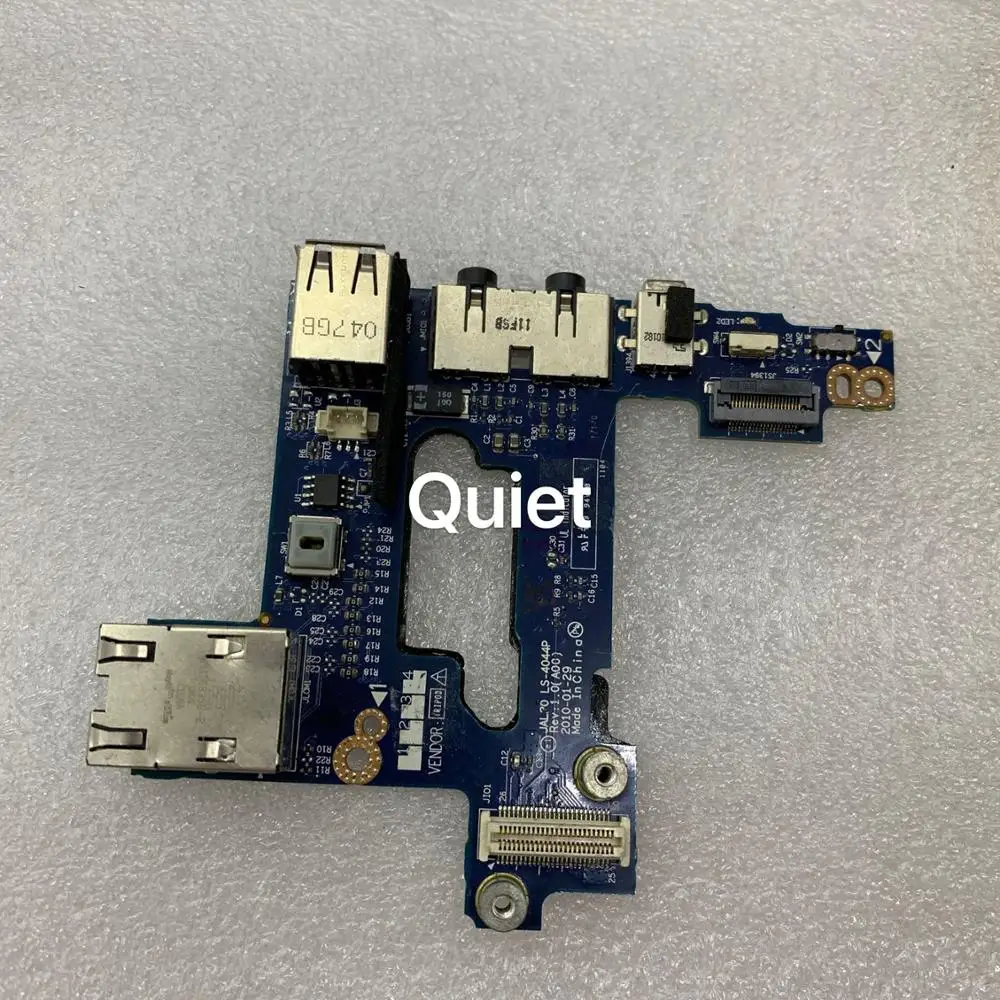 Бесплатная доставка для Dell Inspiron E6500 USB аудио Firewire Ethernet плата LS 4044P 0K120P