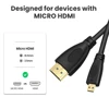 AIXXCO High speed 1m 1.5m 2m 3m V1.4 Male to Male HDMI to Micro HDMI Cable 1080p 1440p for HDTV PS3 XBOX 3D LCD ► Photo 3/6