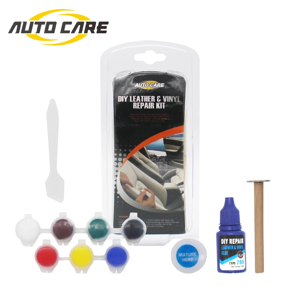 

Leather Vinyl Repair Kit Professional Cracks Coats Holes Scratch Repair kit DIY Restore Tools with cloth