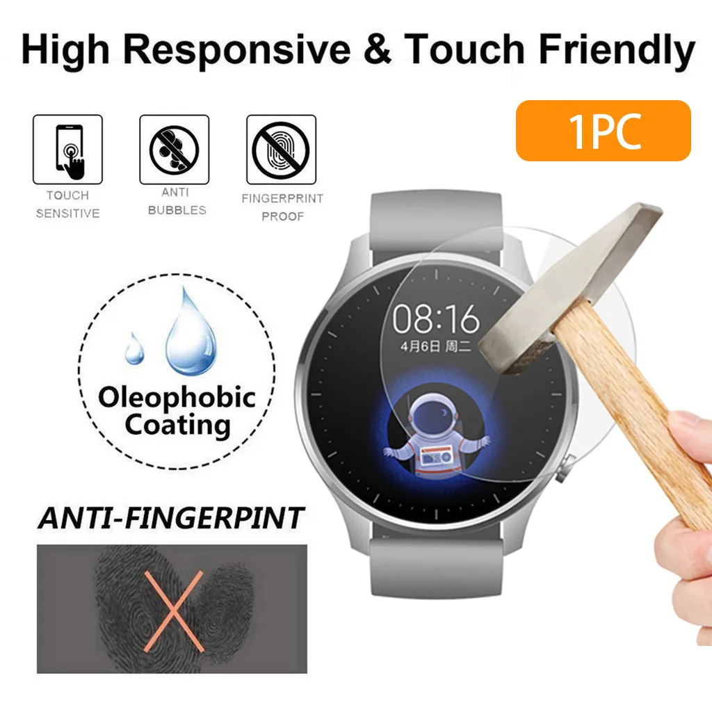1PC Full Coverage Hydrogel Transparent Screen Protector Film For Xiaomi Color Smart Watch Strap fitness tracker Case #G30 | Электроника