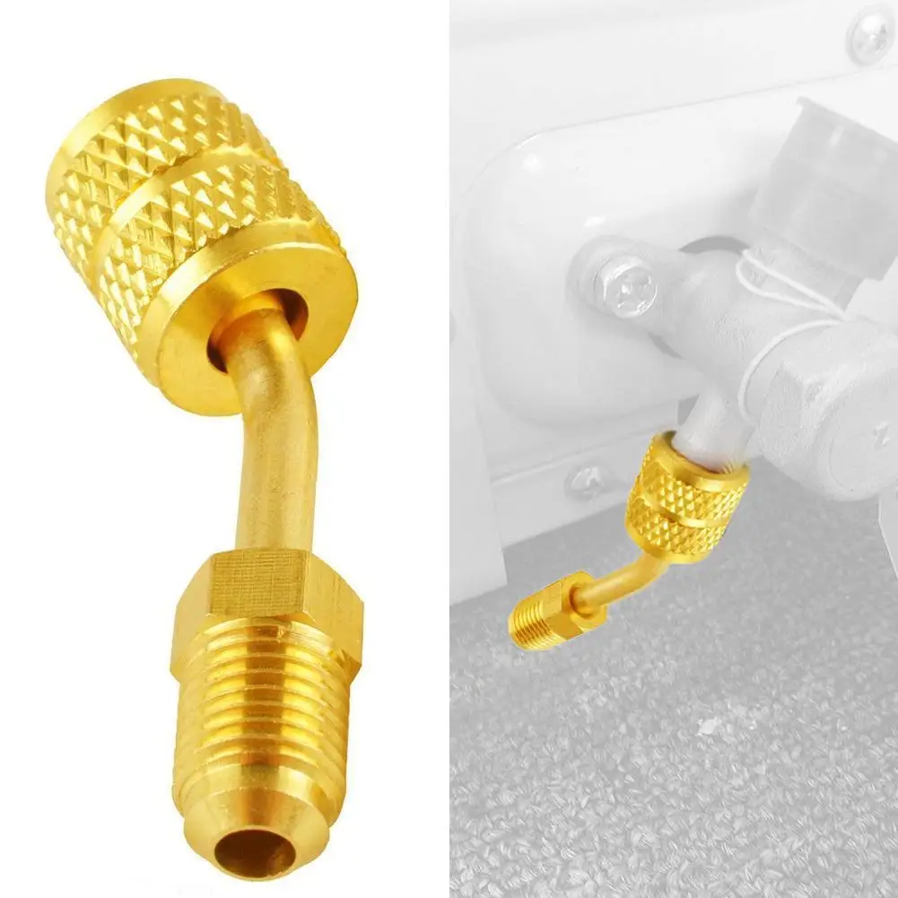 

Refrigerant R410 Adapter R410 Adapter 1/4 Turn 5/16 Copper Joint Adapter Fluoridated L7P8