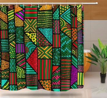 

Mandala Bohemian Polyester Bathroom Shower Curtain 3D Colorful Waterproof Bathroom Curtain Home Decor Shower Curtain Sets