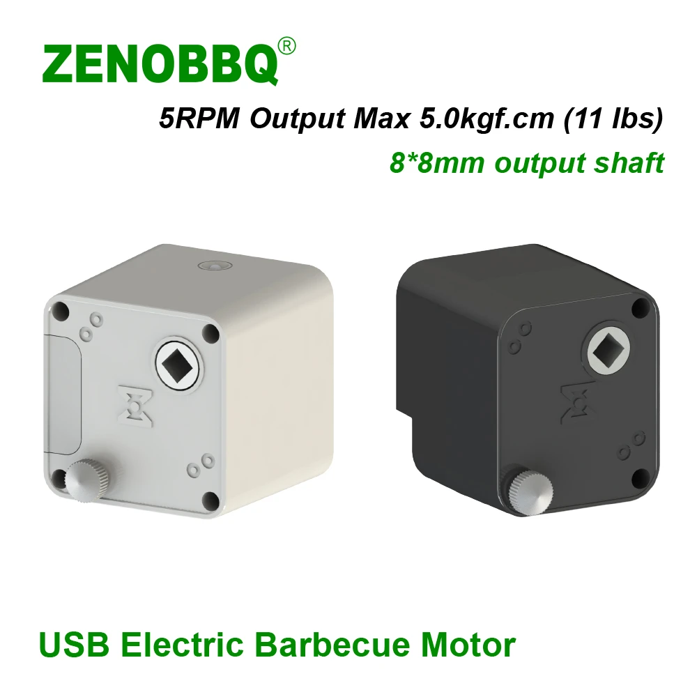 ZENOBBQ BBQ motor USB Barbecue Motor Grill Rotator Outdoor spit accessories DC 5V battery with 5 output|Outdoor Stoves| -