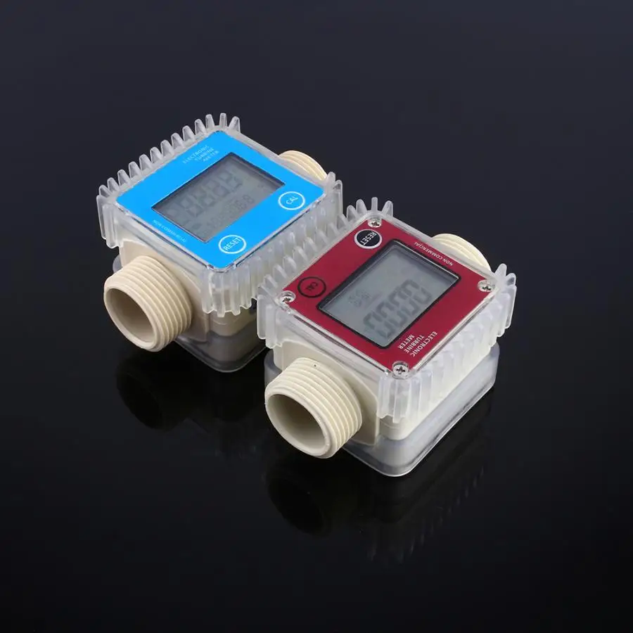 K24 Digital Fuel Flow Meter Digital Lcd K24 Flow Meter Liquid Flow