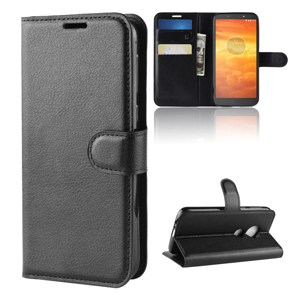 Кожаный чехол-бумажник с откидной крышкой для Motorola Moto E6 Plus/One Zoom/E6/P40 power/G7 Play/P40/G7 Plus/E5 Play Go/One P30 Play