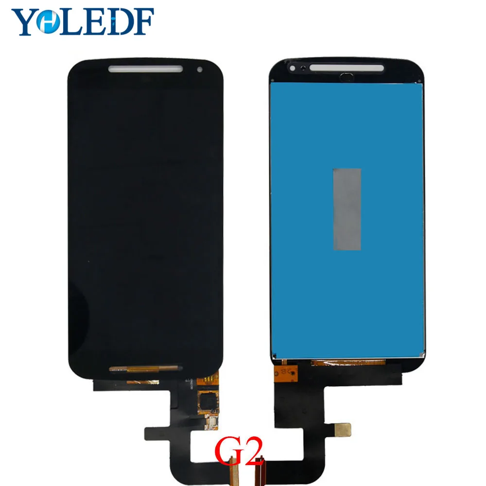 ЖК-экран для Motorola MOTO G2 lcd XT1063 XT1064 XT1068 XT1069 дисплей сенсорный экран Ecran сборка Рамка