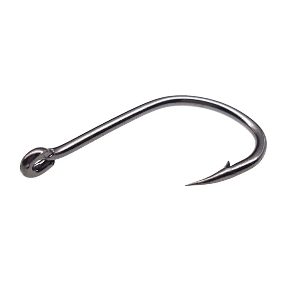 100Pcs/Box Fishhooks Mixed Sizes 3/-12/ High Carbon Steel Gold Fishing Bait Sharpened Ultrapoint Fishing Hook Set Fish Supplies