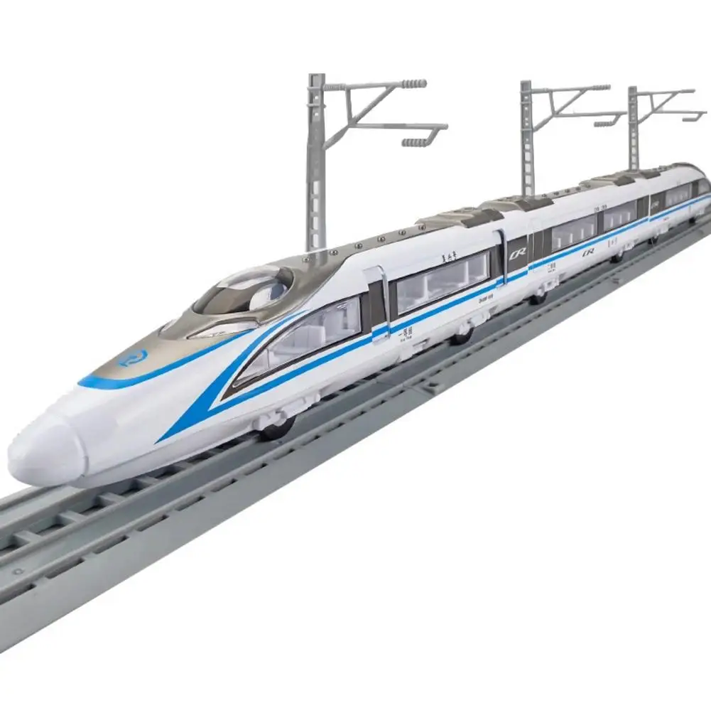 1: 87 Голосовая трансляция Commuter набор игрушек-поезд сплав высокоскоростная железная Игрушечная машина мальчик метро тяните назад автомобиль