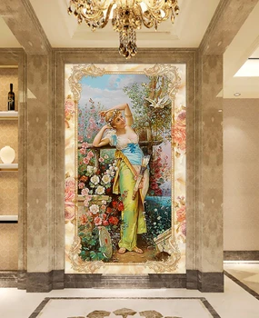 

[Self-Adhesive] 3D Beauty In Garden WG903 Wall Paper mural Wall Print Decal Wall Murals Belly