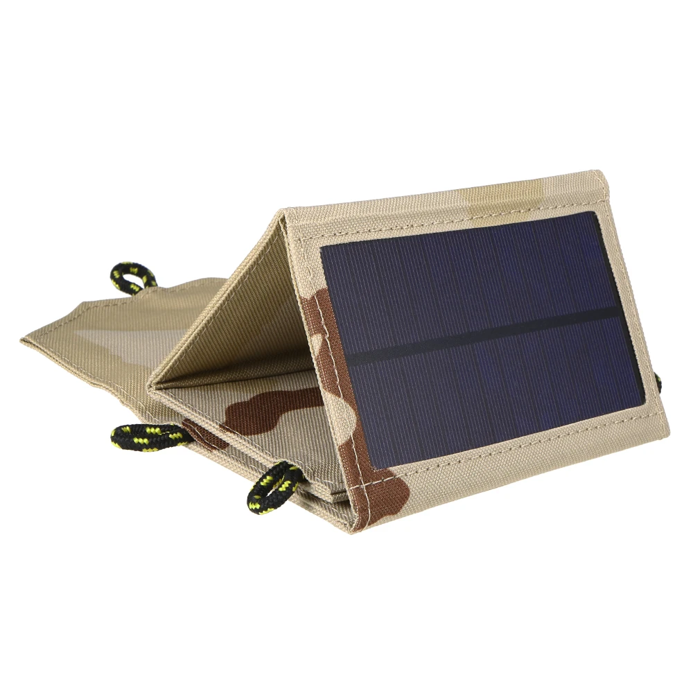 

New 7W Foldable Solar Charger Certified Sun Power Panel Portable Power Source for Cell Phone Tablet PC Power Bank Outdoor Tool