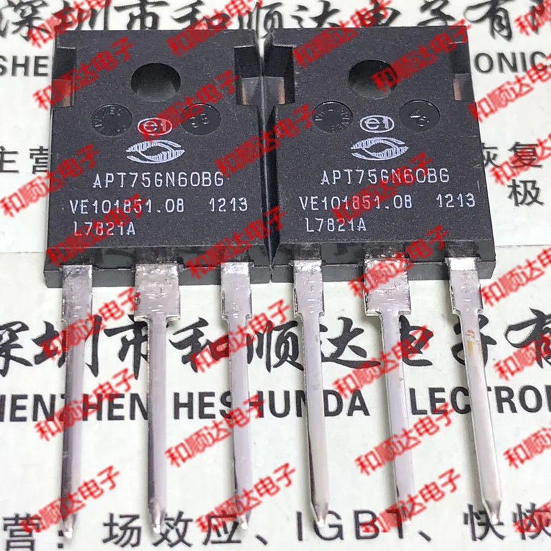 5 шт./лот APT75GN60BG-247 600V 155A