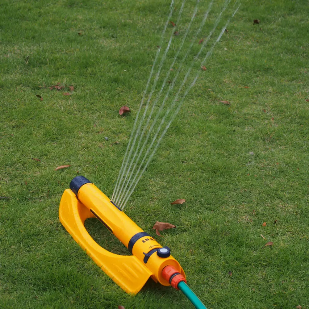 

Plastic Cooling 3 In 1 Portable Durable Lawn Sprinkler Watering Irrigation Gardeni Automatic Rotating Nozzle Adjustable Tools