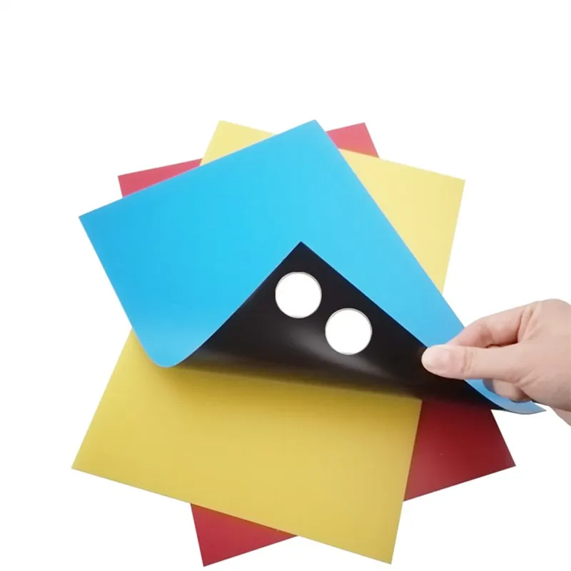 1 шт. 8 цветов Резиновый магнитный гибкий лист Размер A4 0 5 мм бумажные магнитные