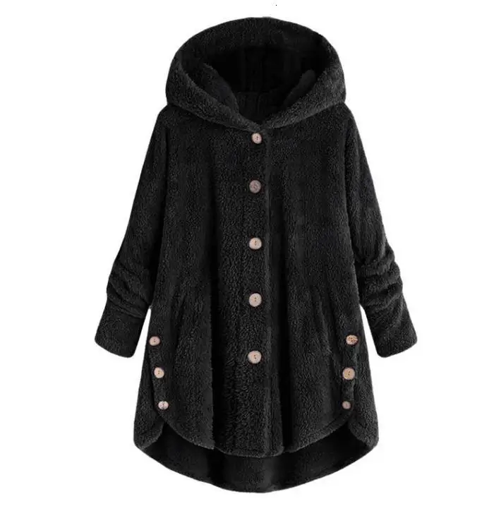 style7 Женское пальто из искусственного меха больших размеров, длинное женское пушистое пальто с капюшоном, пальто из искусственного меха, куртка, уютные пушистые Куртки, Пальто 5XL - Цвет: style7