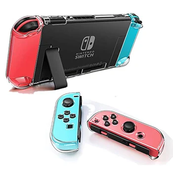 

Crystal Protective Shell For Nintendo Switch PC Hard Cover Shell Transparent Anti-fall Full Case For Nintendo Switch Accessories