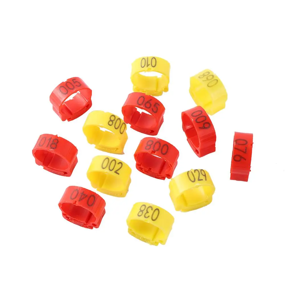 Chicken foot rings 100Pcs/Color adjustable inner diameter 2~2.4cm flexible retractable 8 colors