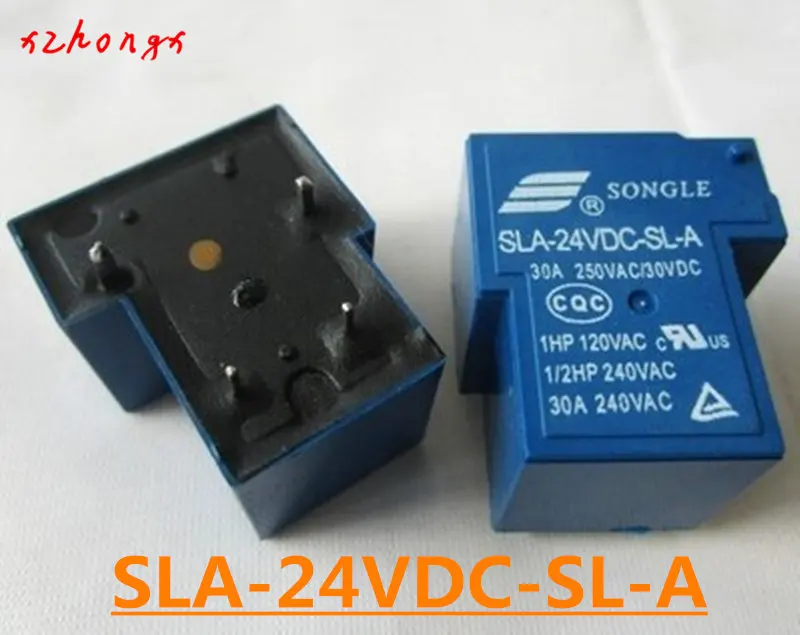 Реле 24V SLA-24VDC-SL-A SLA-24VDC SLA24VDCSLA 24VDC DC24V 24V 30A 250VAC T90 DIP4 20 шт. в партии
