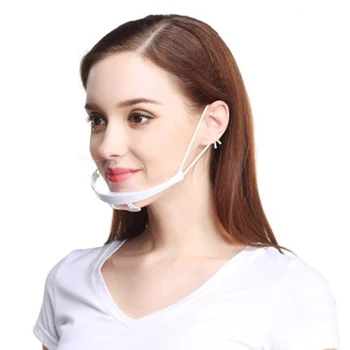 

Sanitary masks hotel food transparent masks kitchen restaurant dining special smile anti-fog anti-fog saliva transparent masks