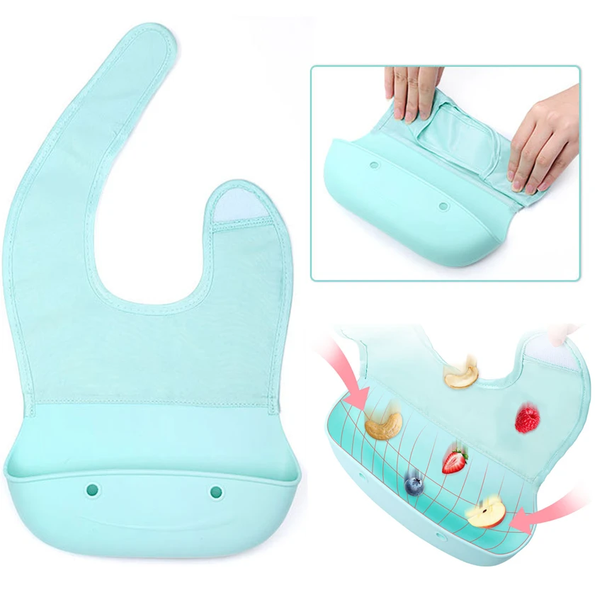 Bavette En Silicone Impermeable Pour Bebe Bavoir D Alimentation Pour Bebe A La Mode Bavoir Pour Bebe Pochette De Bave Douce Et Confortable Aliexpress
