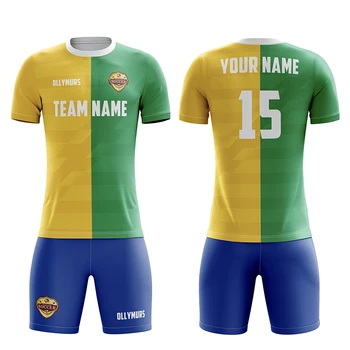 

2020 New Dri Fit Fabric Custom Made Your Own Football Club Kits Adult Sublimation Team Soccer Wear Uniform