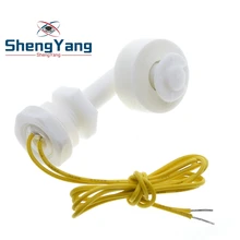 ShengYang-Sensor de nivel de agua líquida DC 220V, interruptor de flotación de ángulo recto para pecera, nuevo