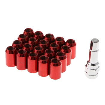 

20Piece Universal Auto Car M12x1.25MM Wheel Rim Lug Nuts with Removal Tool
