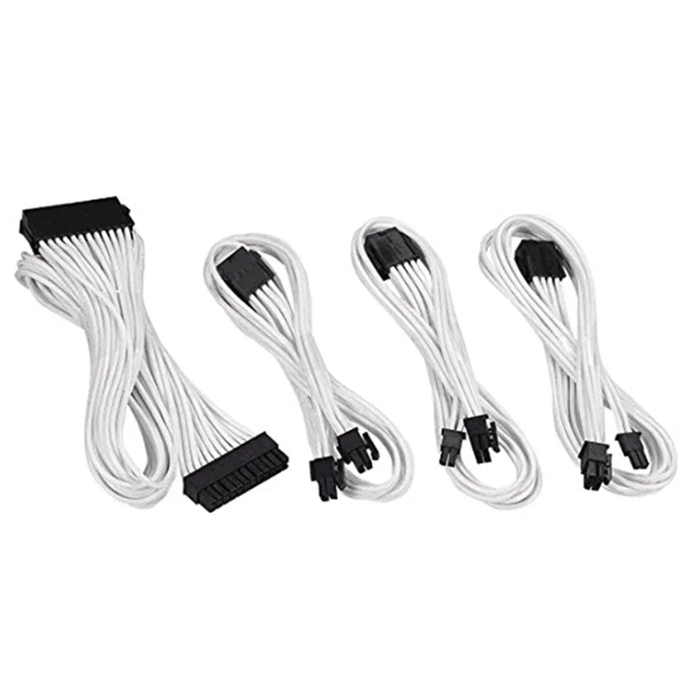 24 Pin ATX удлинитель PSU разъем для кабеля питания комплект 6 Pin PCI-E/8 Pin до 6 + 2 Pin PCI-E/4 + 4 Pin EPS кабели
