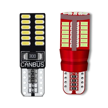 

10Pcs T10 24Smd 3014 12V & 4Pcs T10 168 192 W5W 57 Smd 3014 Led 57Smd Super Bright Clearance Bulb Lamp