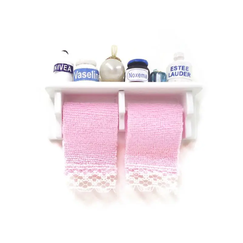 Модель кукольного домика аксессуары мини изысканное моделирование ванная комната моющее средство Рама стойки