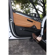 Защитная пленка для двери автомобиля с защитой от ударов, ультратонкая кожаная защитная боковая кромка для BMW X1 X3 X4 аксессуары