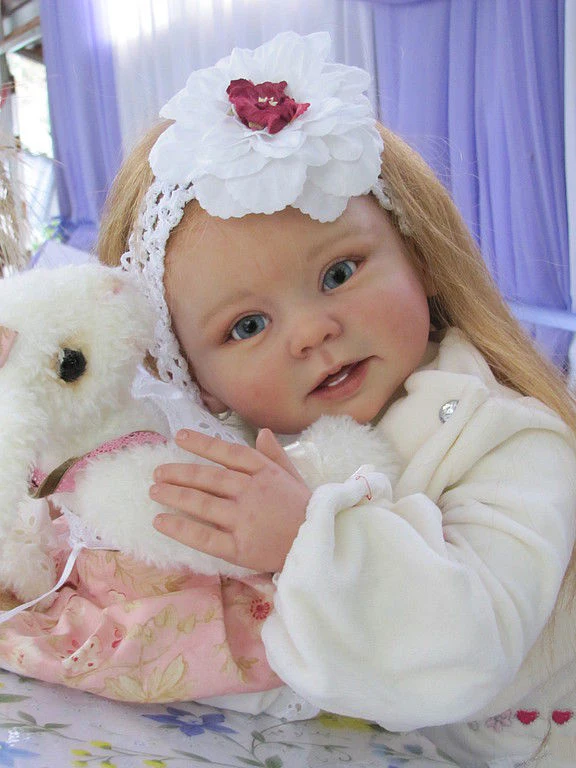 23 Inch 57cm Reborn Doll Kit Bonnie Silicone Vinyl Doll Kit Unpainted
