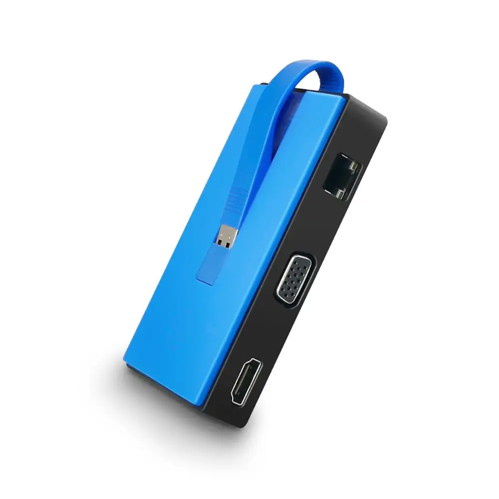 USB 3 0 к HDMI адаптер Кабель концентратор Displaylink чип VGA Lan конвертер для mac win10/8|usb 3.0 to