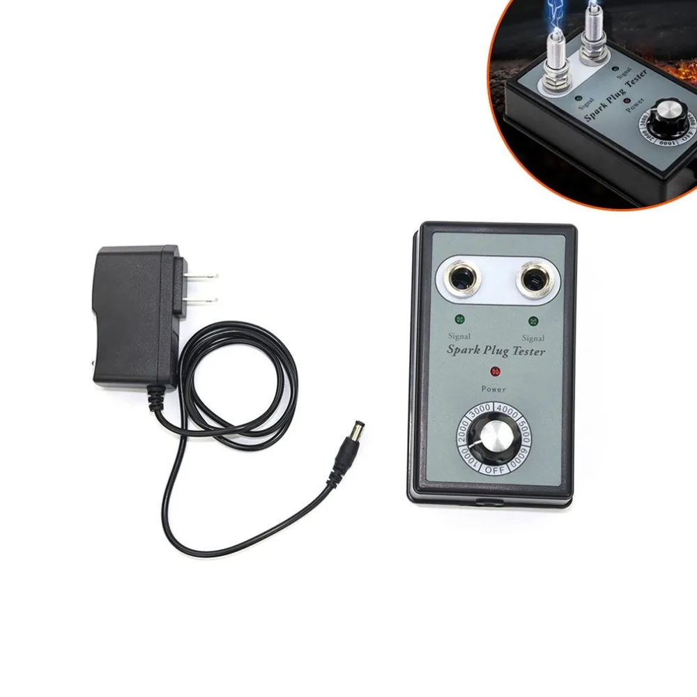 Автомобильное двойное отверстие тестер свечей зажигания штепсельный анализатор автомобильные инструменты для диагностики тестер свечей зажигания детектор