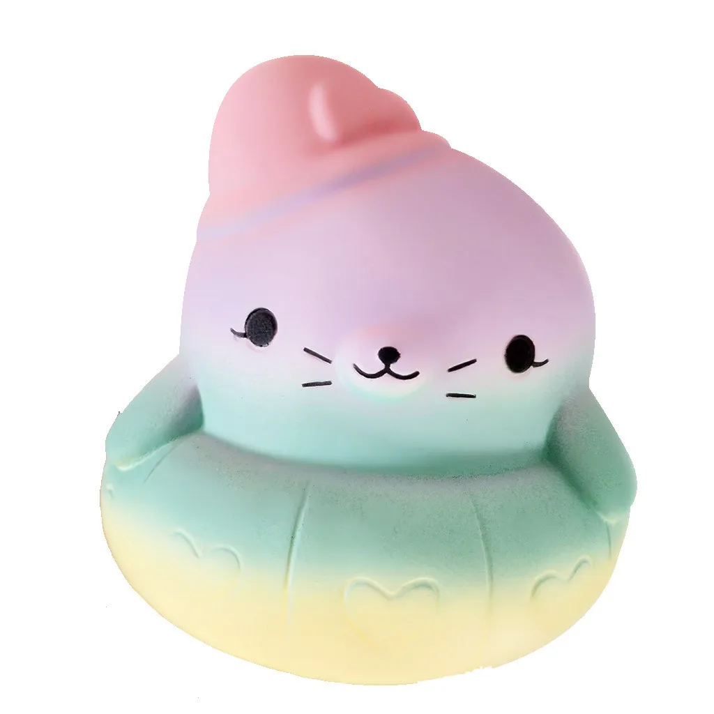 Игрушечная игрушка из мультфильма, медленно поднимающаяся антистрессовая игрушка, декомпрессионная мягкая игрушка для снятия стресса, веселые игрушки, девичье сердце, прижимное веселье# B