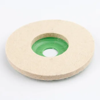 

5in Wool Felt Buffing Grinding Wheel Pad Buffer Polishing Disc Tools Accessories