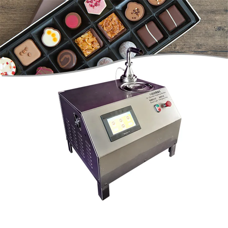 Automatic Chocolate Tempering Machine Big Chocolate Making Moulding
