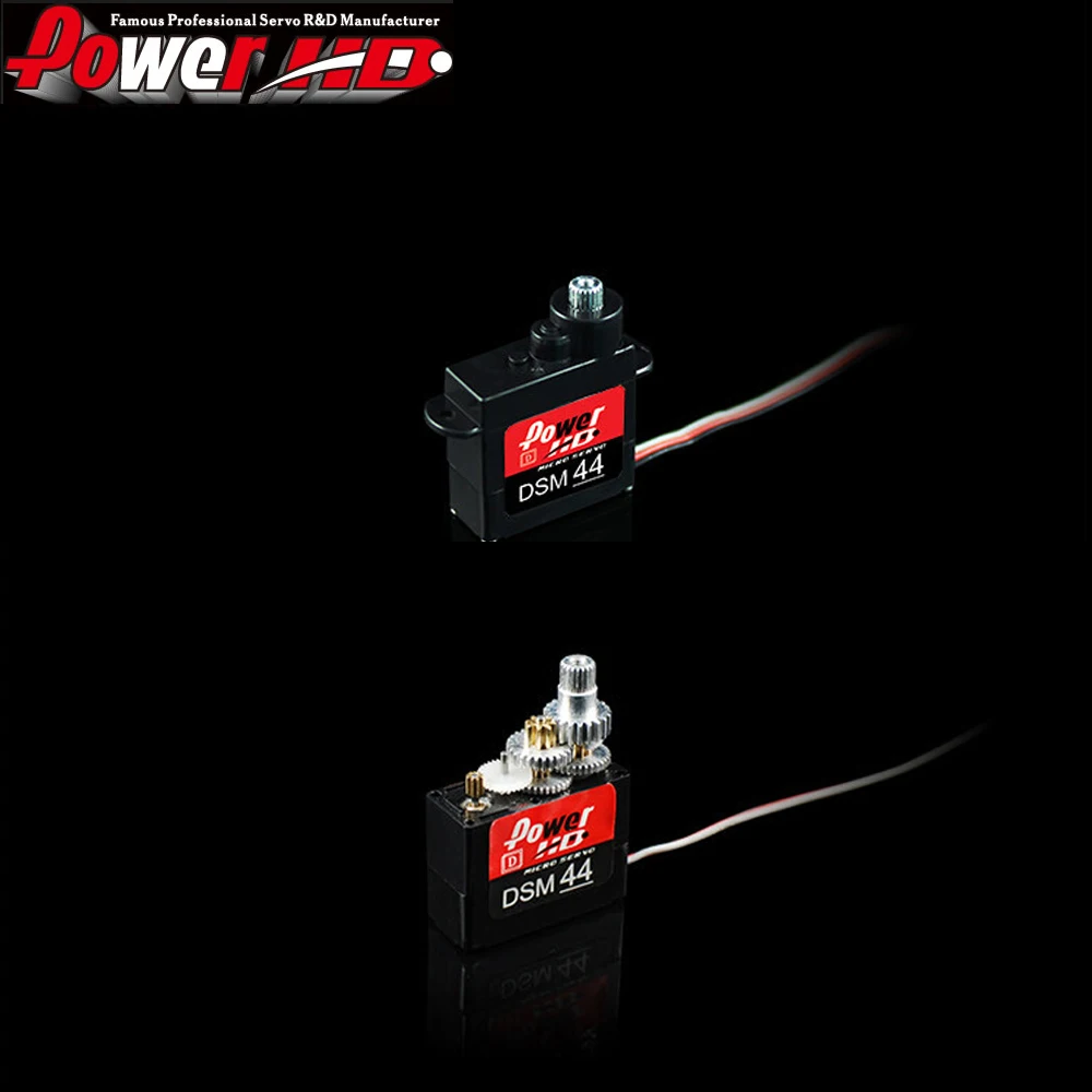 

100% orginal Power HD-DSM44 4.4G 1.6kg/5.8g 20T W/ Metal Gears Micro Digital Servo for F3P/ EPP/ KT Planes