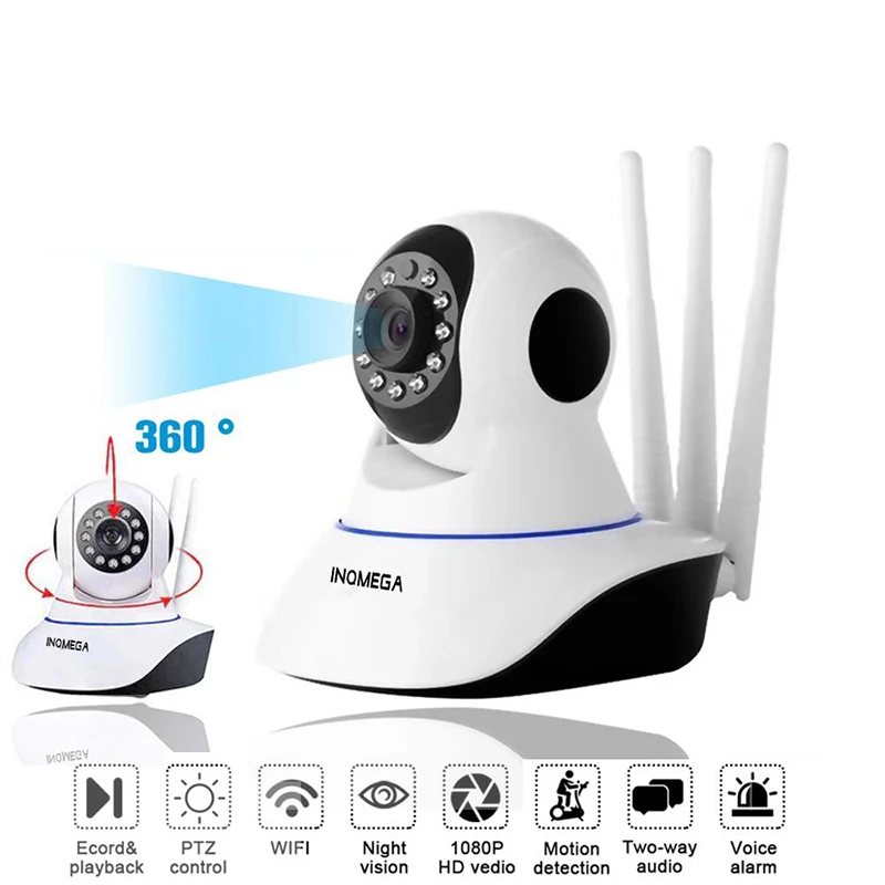 Wireless HD Video Security Camera Home Office Surveillance Two Way Audio NEW