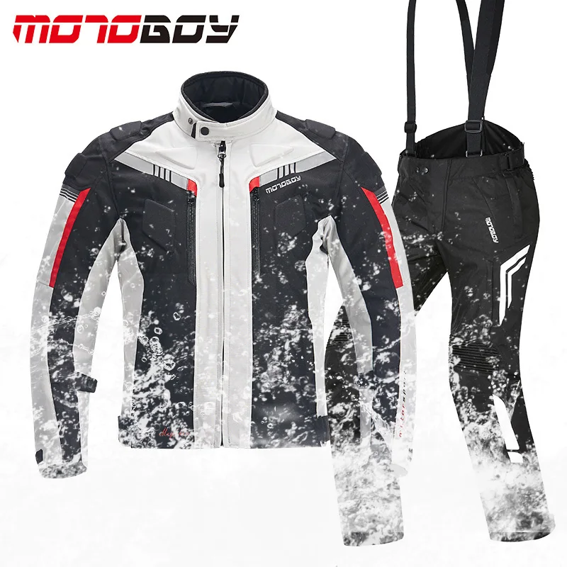 MOTOBOY Мужская мотоциклетная водонепроницаемая куртка для мотокросса ветрозащитная одежда для защиты тела гоночная мотоциклетная Защитная Экипировка куртки