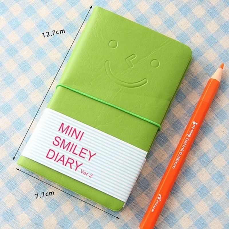 Notebook Mini Mini Smiley Diary Notebook for Student Memo Book Note Pads Stationery Pocketbook ZCX-0158 Notebook Mini Mini Smiley Diary Notebook for Student Memo Book Note Pads Stationery Pocketbook ZCX-0158