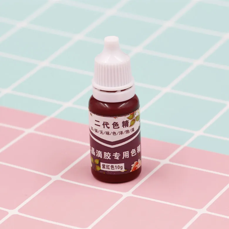 10 шт./лот слайм пигментный наполнитель капля резиновая глина Подвески DIY игрушки клей для слизи игрушка пластилин инструмент Diy ремесла для детей - Color: Green