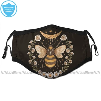 

Bee Mouth Face Mask Honey Moon Facial Mask Fashion Cool with 2 Filters for Adult