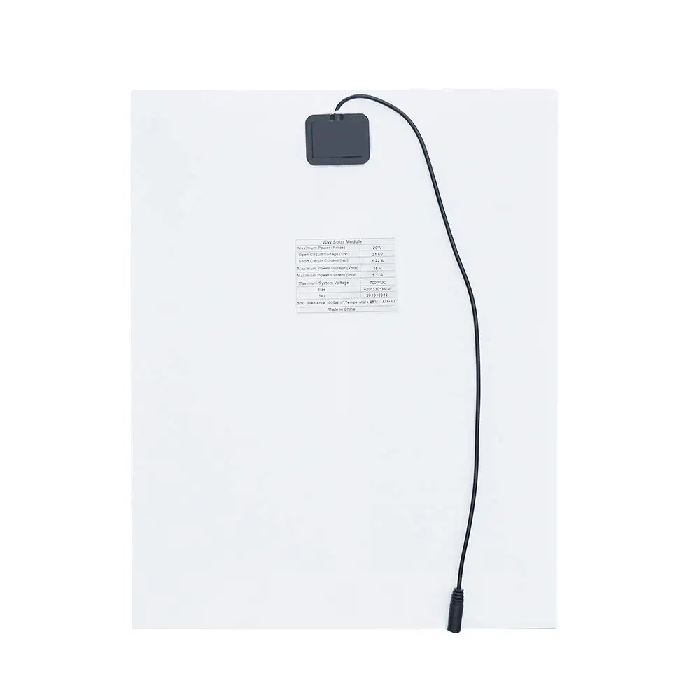 Ceny 20W 18V zestaw paneli słonecznych kabel 5V zapalniczka na usb zacisk krokodylkowy do telefonu akumulator samochodowy i inne urządzenia elektroniczne