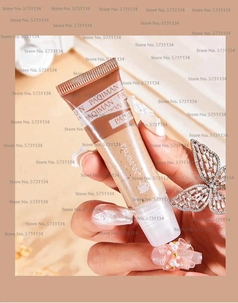 Coffee Suger Lip Scrub for Dark Smoker's Lips Natural Bright Pink Fresh Lightening Lip Treatment Remove Dark Lips 5
