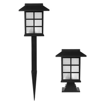 

LED Solar Stake Light Lantern Solar Powered Pathway Lights Decorative Outdoor Lawn Yard For Garden Patio Waterproof