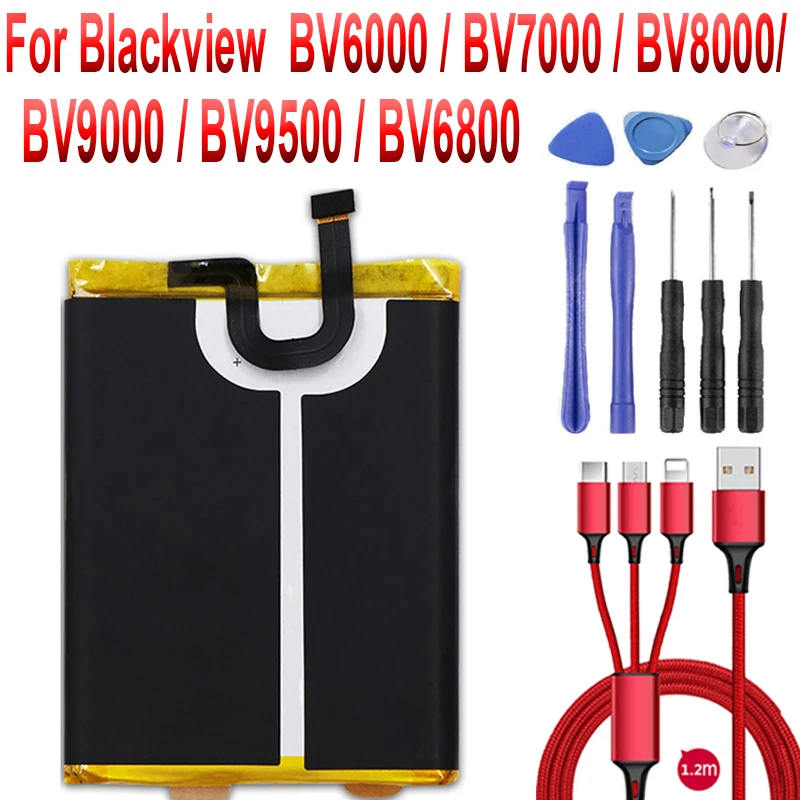 Аккумулятор V636468P U536174P V575868P BV7000 для Blackview Pro BV6000 BV6000S BV8000 BV9000 PRO BV9500 BV6800|Аккумуляторы