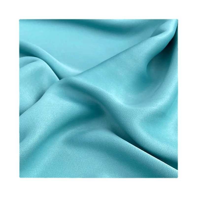 

Width 57" Glossy Non Transparent Silk Satin Solid Color Triacetic Acid Fabric By The Half Yard For Dress Shirt Material